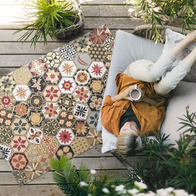 Pvc teppich Vintage Dekoratives Mosaik
