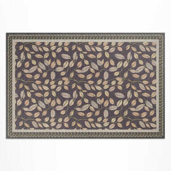 Pvc teppich Vintage Florale Herbstblätter