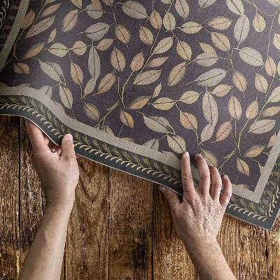 Pvc teppich Vintage Florale Herbstblätter