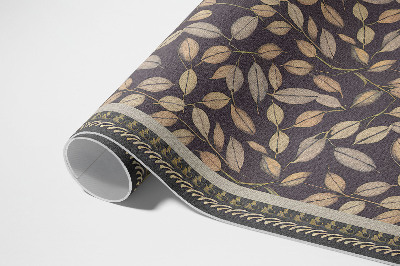 Pvc teppich Vintage Florale Herbstblätter