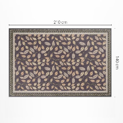 Pvc teppich Vintage Florale Herbstblätter