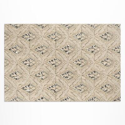 Teppich pvc Vintage Geometrisches Muster