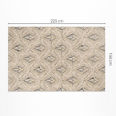 Teppich pvc Vintage Geometrisches Muster