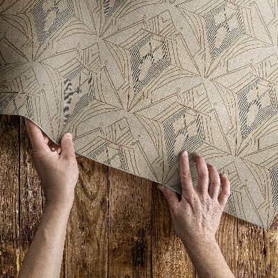 Teppich pvc Vintage Geometrisches Muster
