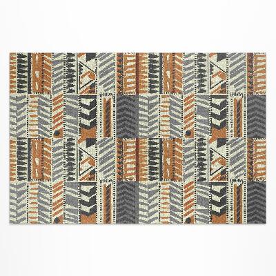 Pvc teppich Abstrakter Linearer Boho-Stil Im Indischen Stil
