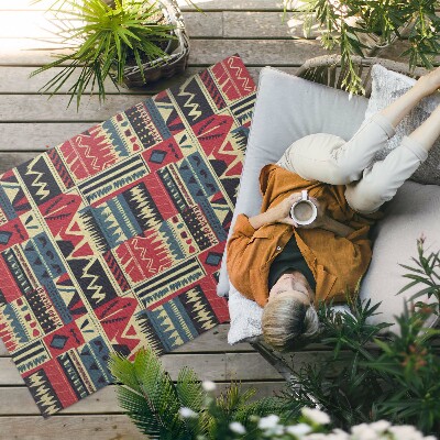 Vinyl teppich läufer Indisches Abstraktes Boho-Muster