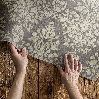 Teppich pvc Dichte Motive Aus Vintage-Blumenornamenten