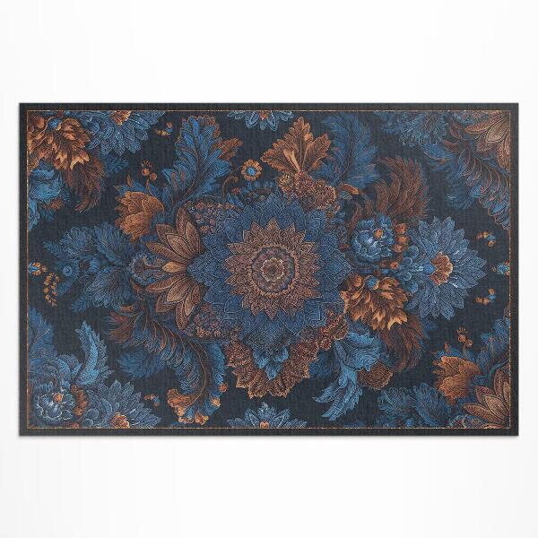Teppich auf pvc Blumenkomposition Im Vintage-Stil