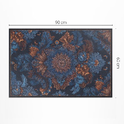 Teppich auf pvc Blumenkomposition Im Vintage-Stil