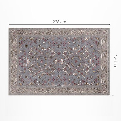 Teppich auf pvc Vintage-Muster Im Altpersischen Stil