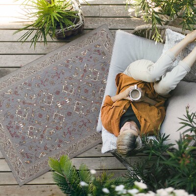 Teppich auf pvc Vintage-Muster Im Altpersischen Stil