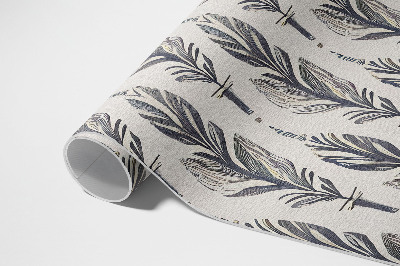 Vinyl teppich Indische Federn Im Boho-Stil