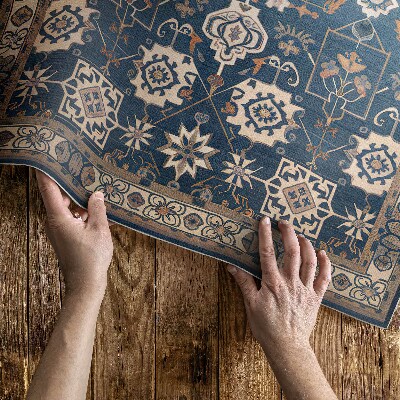 Vinyl teppich läufer Ornamentmuster Im Persischen Vintage-Stil