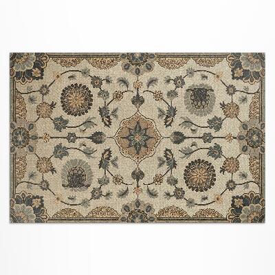 Teppich pvc Zierblumen Und Pflanzen Im Vintage-Stil