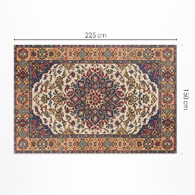 Vinyl teppich Zierpflanzenornament Im Türkischen Stil