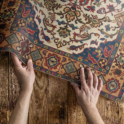 Vinyl teppich Zierpflanzenornament Im Türkischen Stil