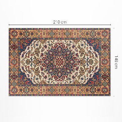 Vinyl teppich Zierpflanzenornament Im Türkischen Stil