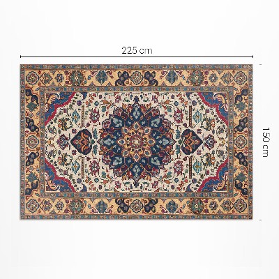 Pvc teppich Ornament Im Persischen Stil