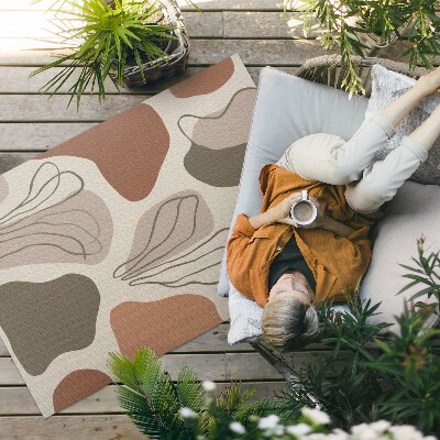 Vinyl teppich Unregelmäßige Abstrakte Boho-Flecken