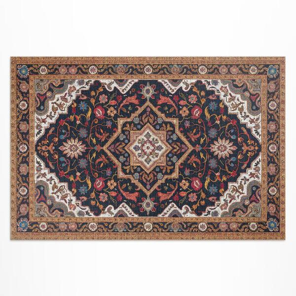 Pvc teppich Reichhaltiges Pflanzenornament Im Persischen Stil