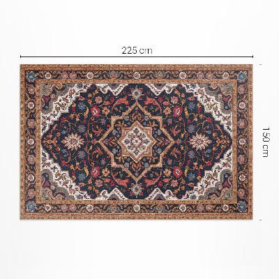 Pvc teppich Reichhaltiges Pflanzenornament Im Persischen Stil