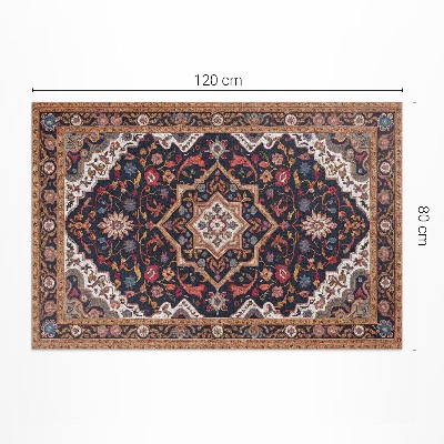 Pvc teppich Reichhaltiges Pflanzenornament Im Persischen Stil