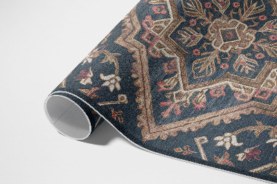 Teppich auf pvc Geometrisches Blumenmuster Im Türkischen Stil