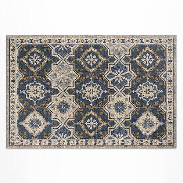 Vinyl teppich läufer Elegante Mosaikfliesen Im Marokkanischen Stil