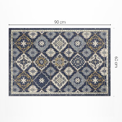 Teppich pvc Reich Verzierte Fliesen Im Marokkanischen Stil