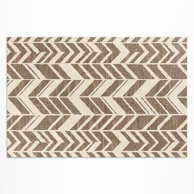 Vinyl teppich Dekorative Spuren Des Indischen Boho-Musters