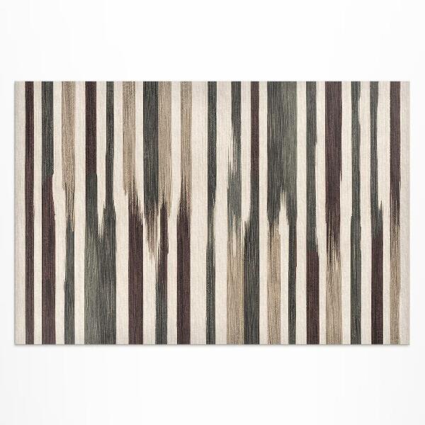 Vinyl teppich läufer Boho-Streifen In Pastellfarben Bemalt