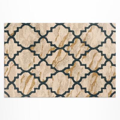 Teppich auf pvc Arabisches Marmormosaik Im Marokkanischen Stil