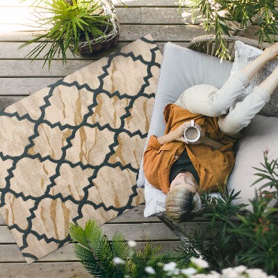 Teppich auf pvc Arabisches Marmormosaik Im Marokkanischen Stil
