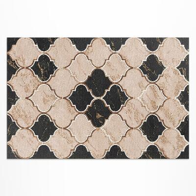 Vinyl teppich Arabisches Marmormosaik Im Marokkanischen Stil