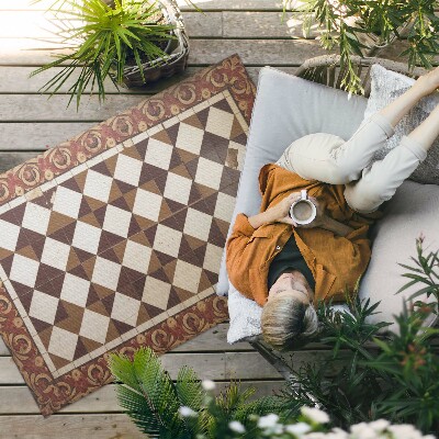 Vinyl teppich läufer Vintage-Mosaikfliesen