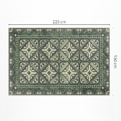 Teppich pvc Symmetrische Geometrische Anordnung