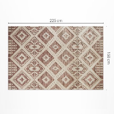 Teppich pvc Geometrische Kompositionen Im Aztekischen Stil