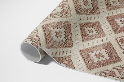 Teppich pvc Geometrische Kompositionen Im Aztekischen Stil
