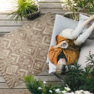 Pvc teppich Antike Inspiration In Aztekischen Designs