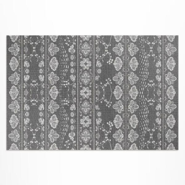 Teppich pvc Gartenszenen In Floralen Mustern