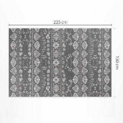 Teppich pvc Gartenszenen In Floralen Mustern