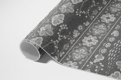 Teppich pvc Gartenszenen In Floralen Mustern