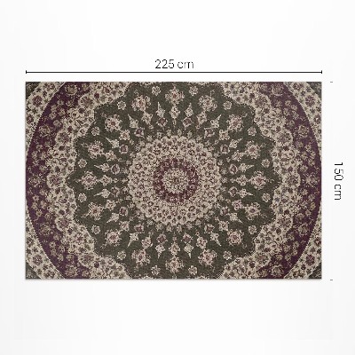 Pvc teppich Aztekische Mandalas Im Vintage-Stil