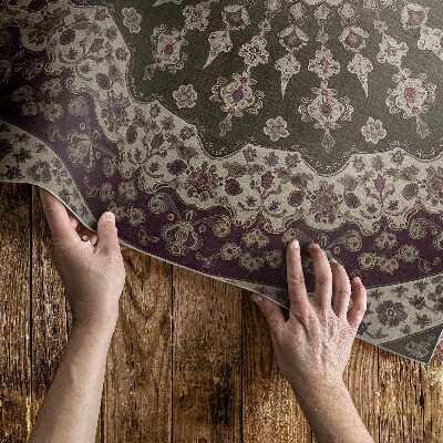 Pvc teppich Aztekische Mandalas Im Vintage-Stil