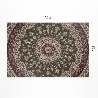Pvc teppich Aztekische Mandalas Im Vintage-Stil