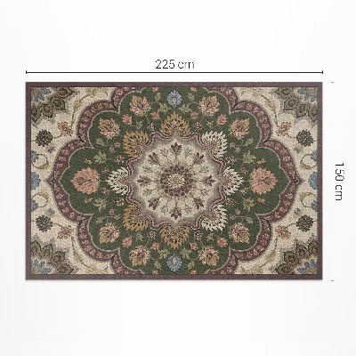 Teppich auf pvc Blumen Im Jugendstil