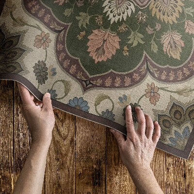 Teppich auf pvc Blumen Im Jugendstil