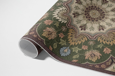 Teppich auf pvc Blumen Im Jugendstil