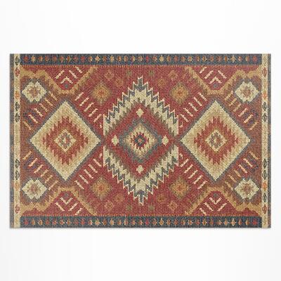 Vinyl teppich Die Harmonie Aztekischer Geometrischer Figuren