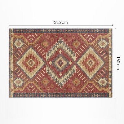 Vinyl teppich Die Harmonie Aztekischer Geometrischer Figuren